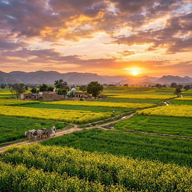Indian Farm Fields